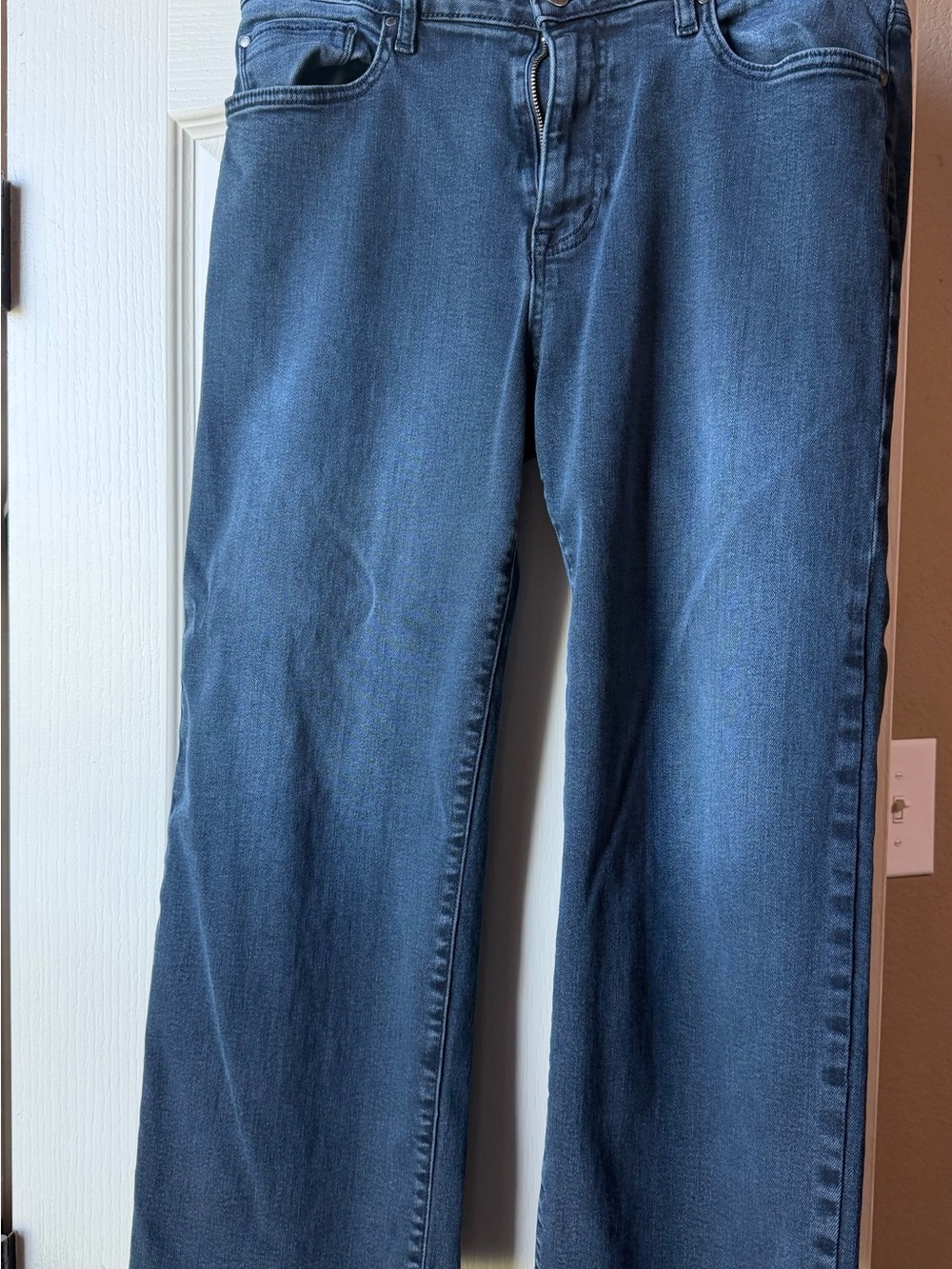 Fidelity Women's Blue Ankle Crop Jeans